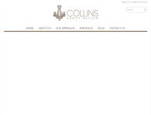 Tablet Screenshot of collinsgroupdesign.com
